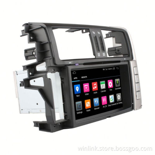 Ownice 4 core 2G RAM Car stereo for Toyota Prado 2010 2011 2012 2013 with multimedia player With WIFI gps rds BT radio